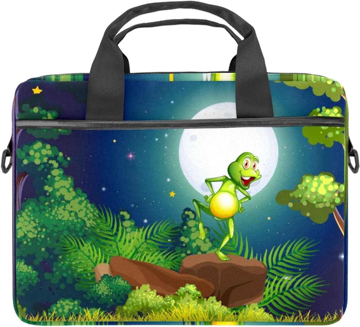 Laptop Tas - Notebook Sleeve - Bescherming Laptop - Met Handvat - 15 inch - Groen
