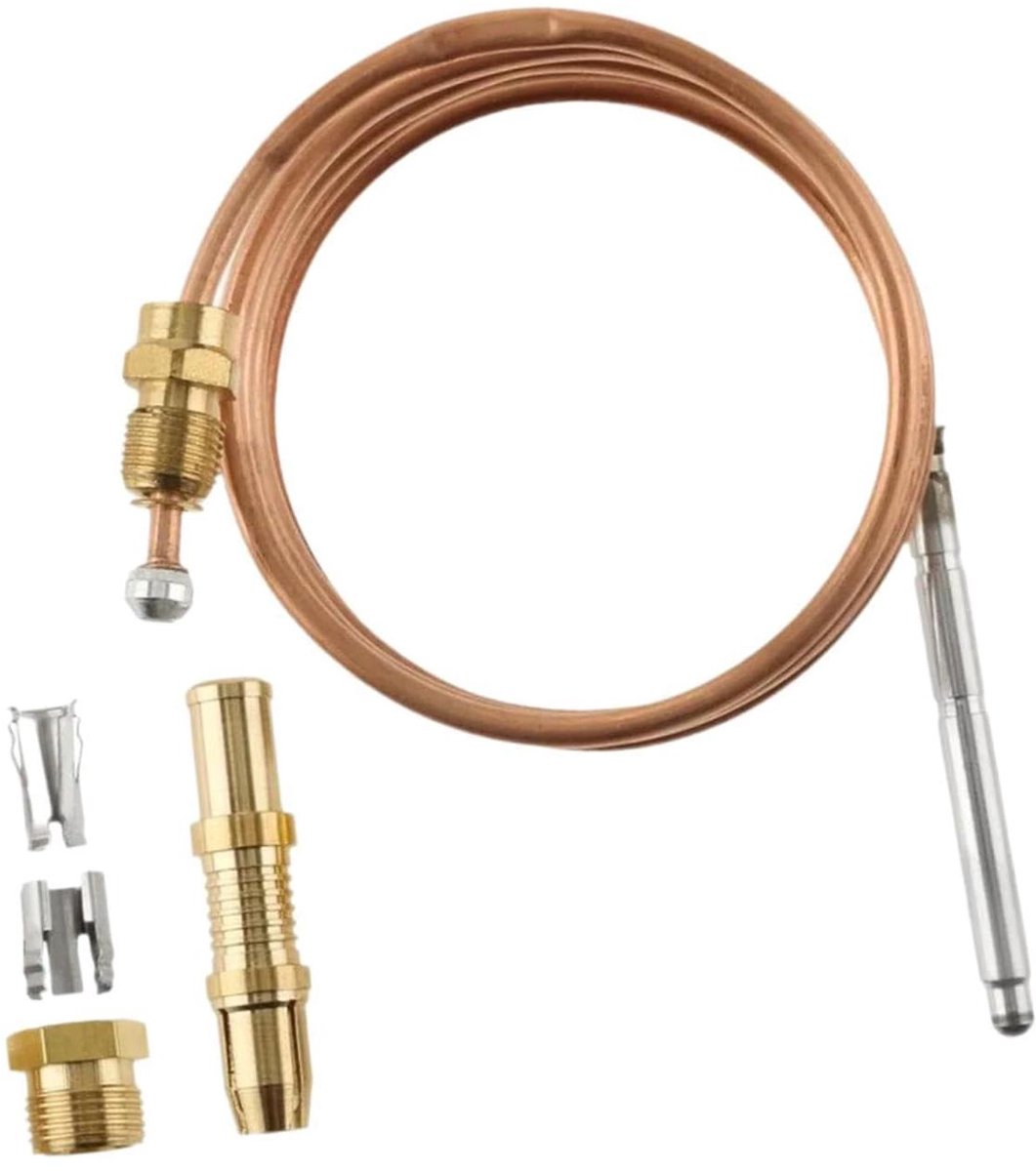 Thermokoppel Vervangingsset - Reparatieset Koper - Verwarmingsapparatuur Repareren - Hoge Temperatuurbestendigheid - 66 g - Koper