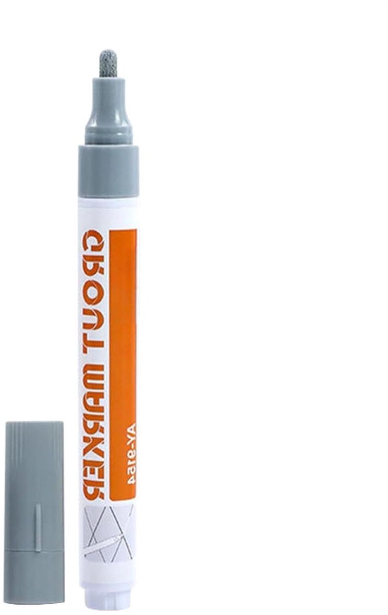 Tegelvoegenstift - Voegenverf pen - Voegen opfrissen - Sneldrogend waterdicht - 14 cm - Grijs