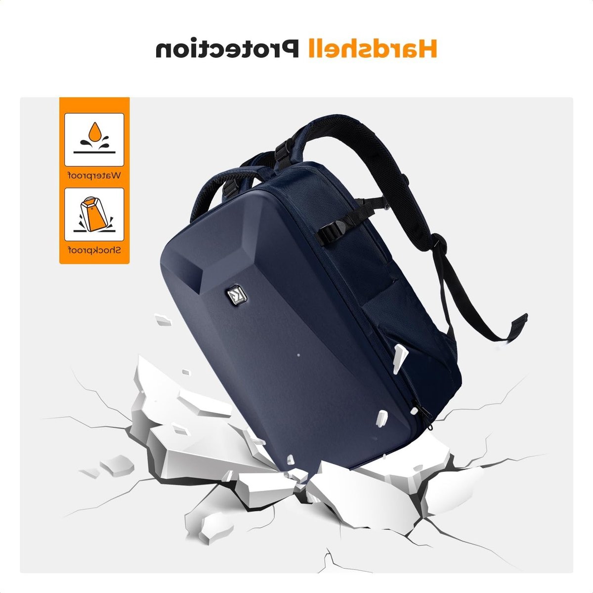 Camera Backpack voor DSLR en Laptop tot 15.6 Inch, Waterdichte Fototas, Geschikt voor Canon, Nikon, Sony en DJI Mavic Drone – foto 5