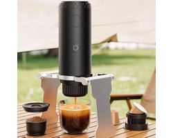 Draagbaar Koffiezetapparaat - Espresso Maker Reisbeker - Onderweg Koffie Zetten - USB Oplaadbaar - 16 x 12 x 18 cm