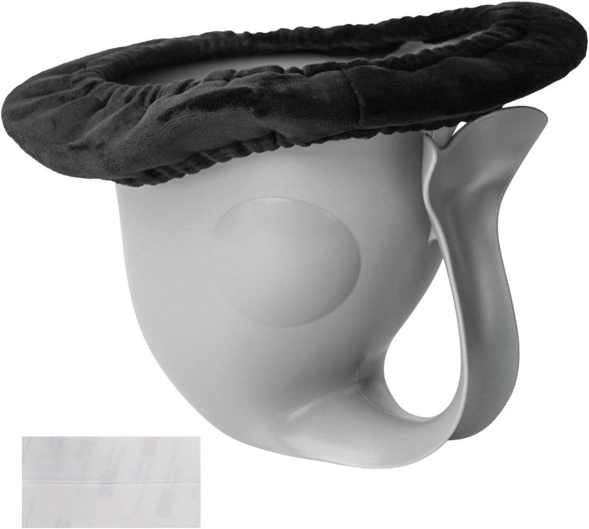 Kinderpotje - Potje voor kinderen - Zindelijkheidstraining - Antislip vorm - 20 x 18 x 15 cm - Grijs