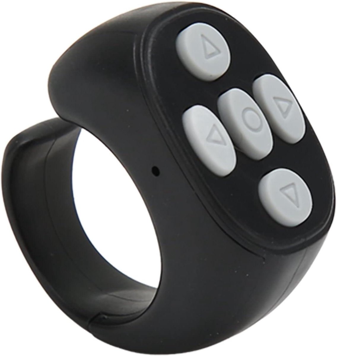 Ring Afstandsbediening - Selfie Controller - Telefoon Bediening - Handsfree Functionaliteit - 10 x 10 x 4 cm - Wit
