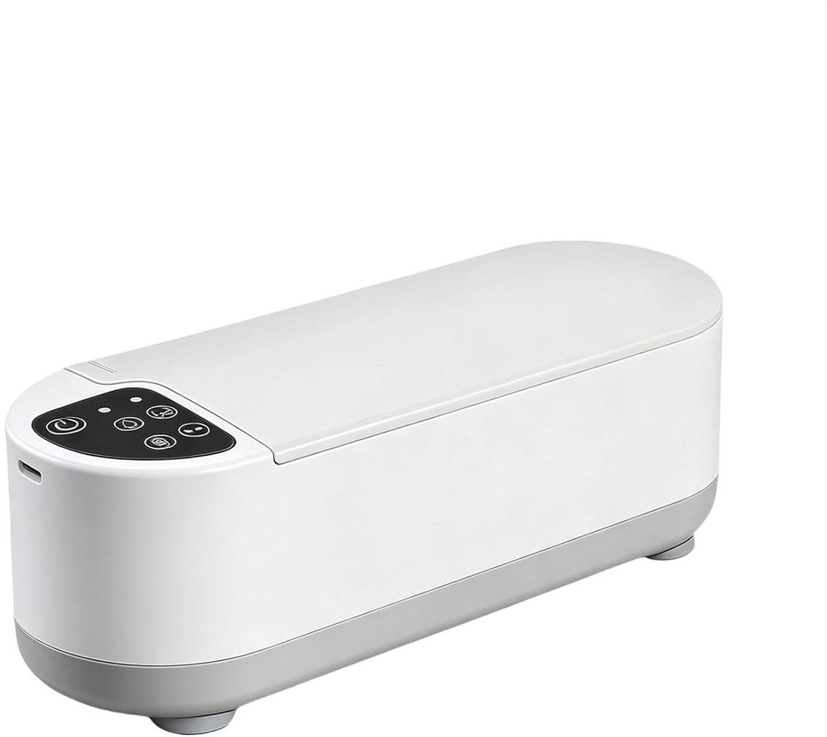Ultrasone Reiniger - Sieradenreiniger Brillenreiniger - Hygiënisch Reinigen - Zonder Agressieve Stoffen - 21 x 7.5 x 7 cm - Wit