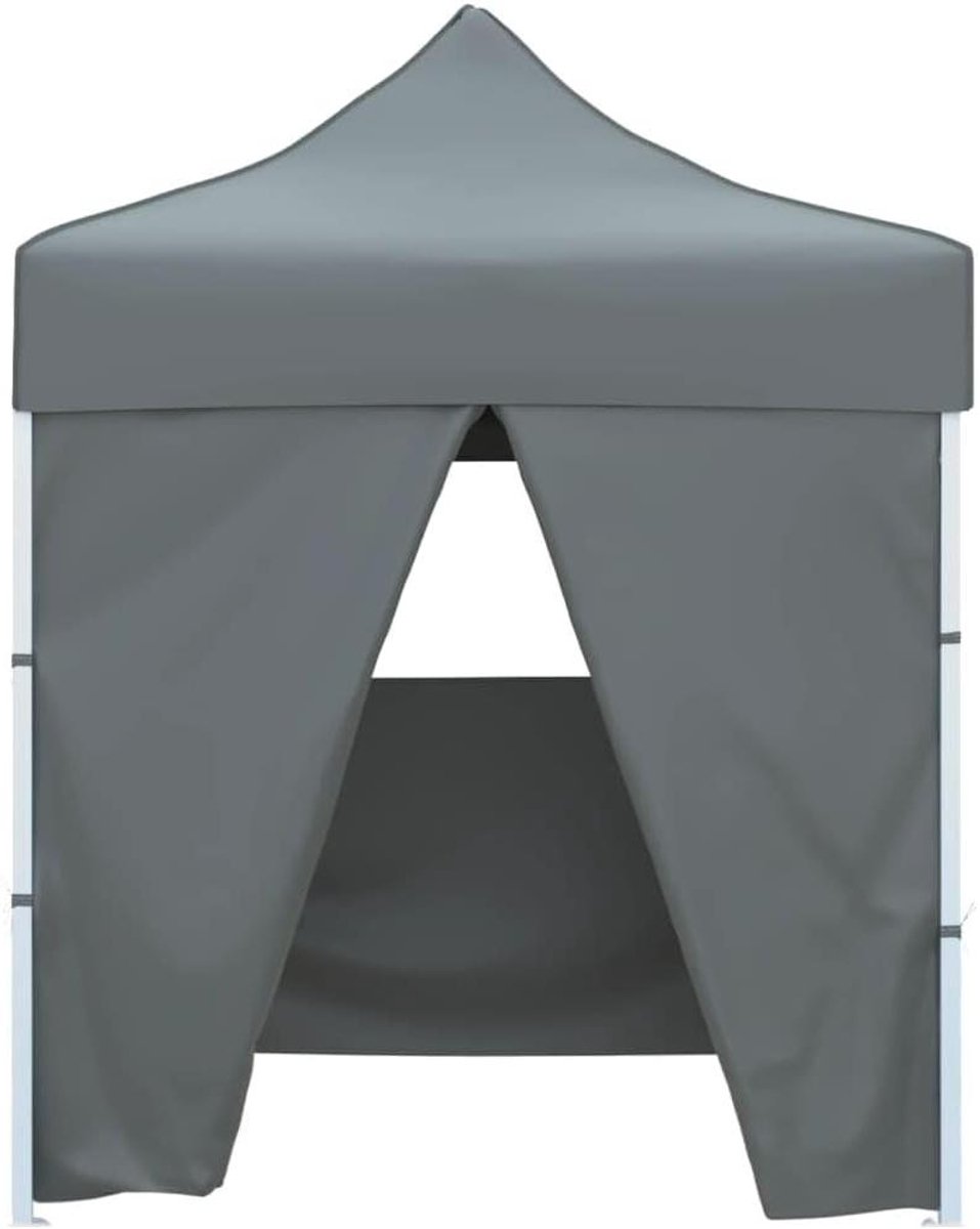 Opvouwbare Partytent - Pop-up Shelter - Outdoor Evenementen - Met 4 Zijwanden - 600 x 100 cm - Antraciet