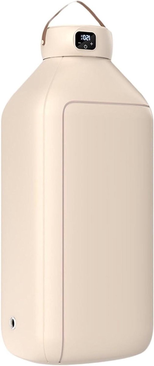 Draagbare Wasdroger Mini Droger Compact Drogen Opvouwbaar Ontwerp 50 x 30 x 40 cm Beige