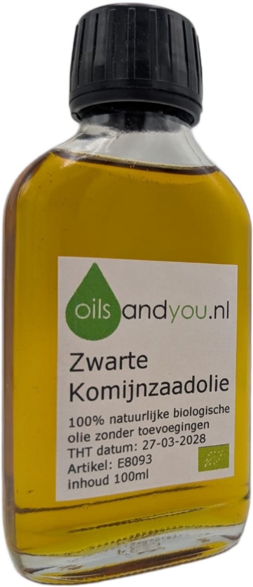 Zwarte komijnzaad olie - 100ml - gratis verzending
