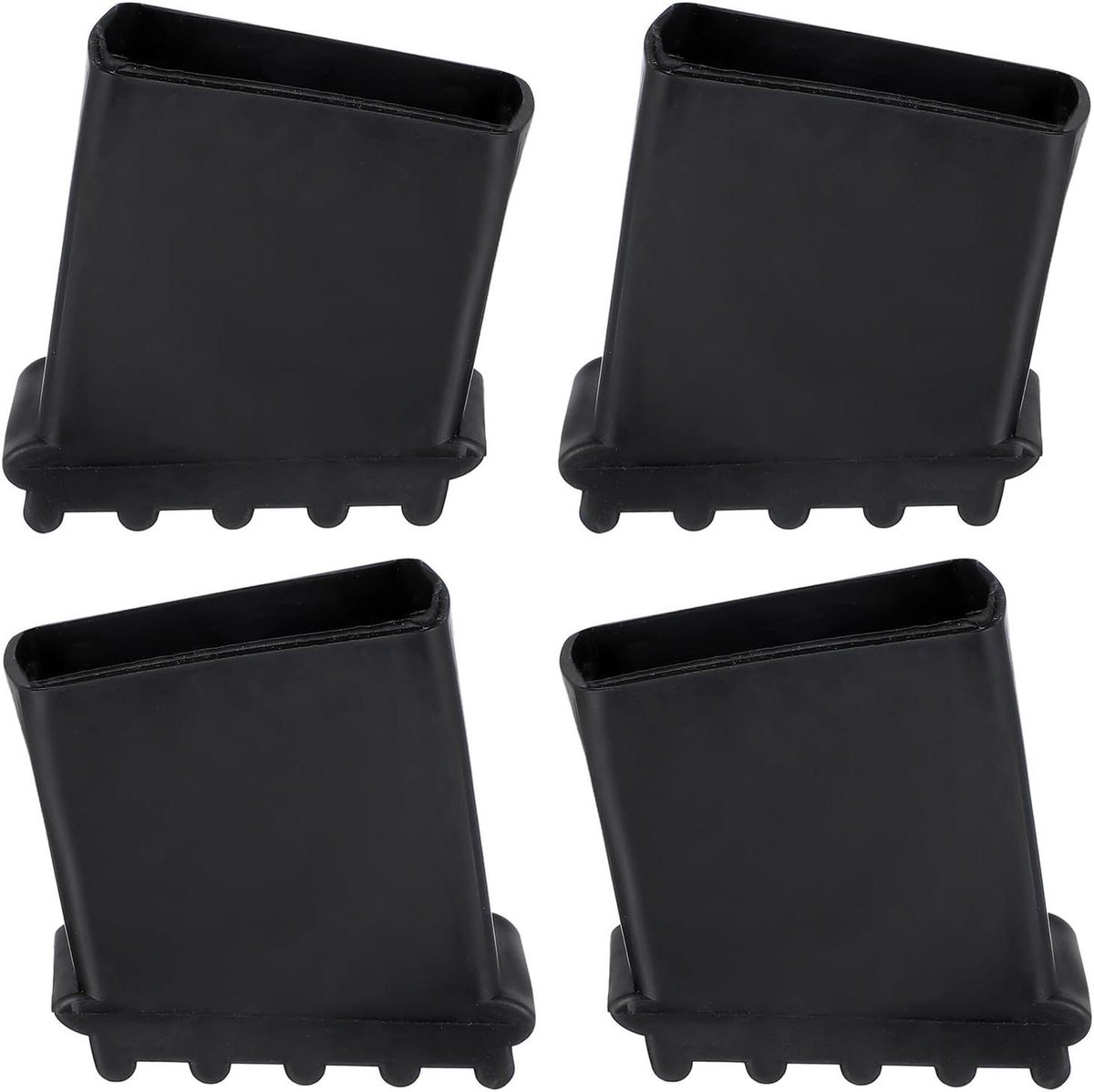 Ladder Voetjes - Antislip Pads - Vloer Beschermen - Duurzaam Rubber - 4 Stuks - Zwart
