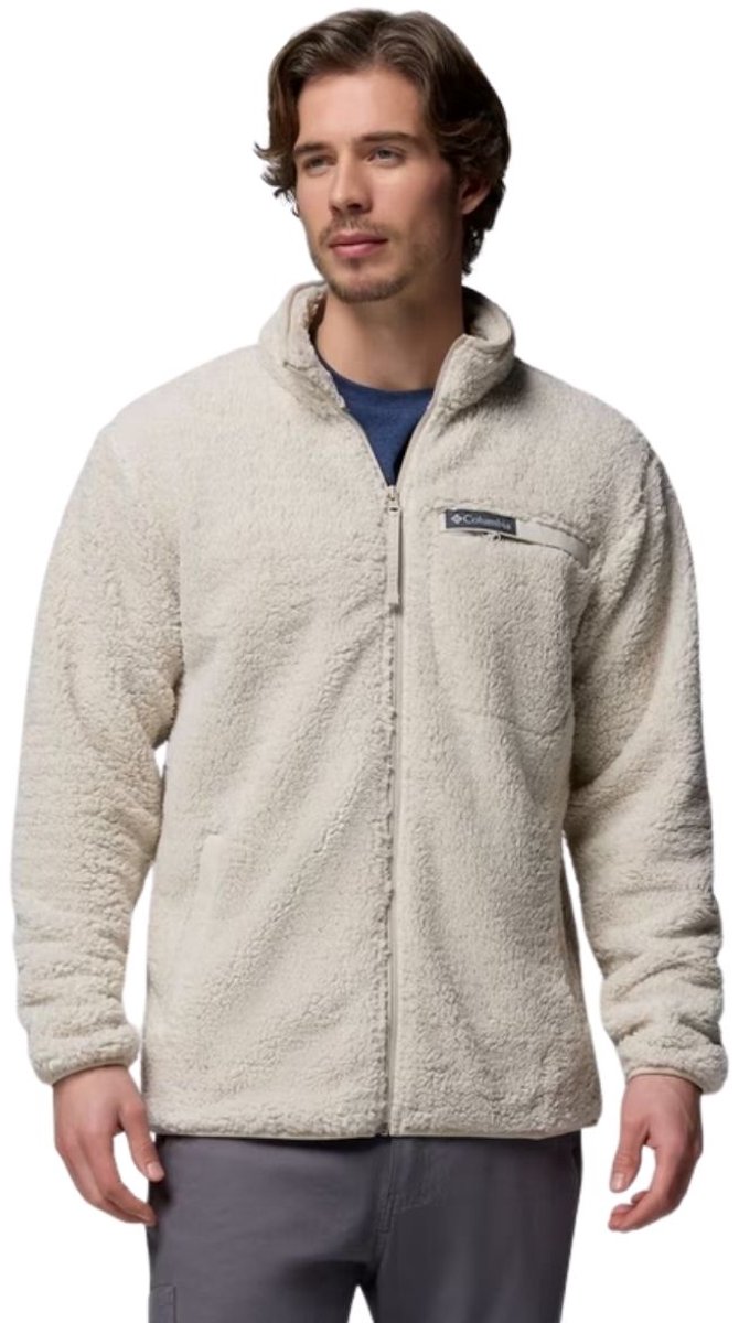 Columbia Mens Rugged Ridge High Pile Half Zip 279 Dark Stone Vest