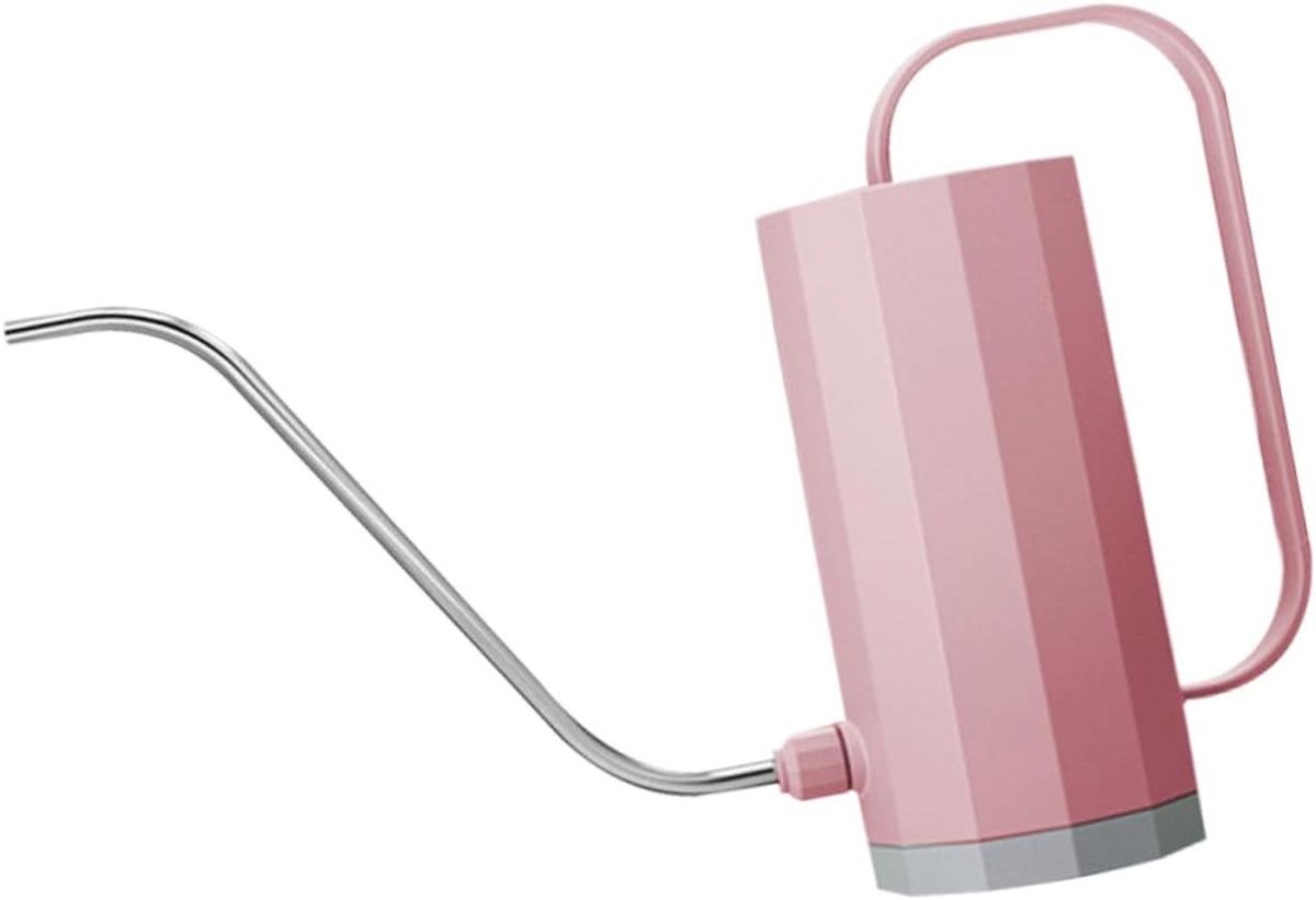 Gieter Lange Tuit - Planten waterfles - Planten Water Geven - Lichtgewicht Plastic - 9.5x9.5x20.5cm - Roze