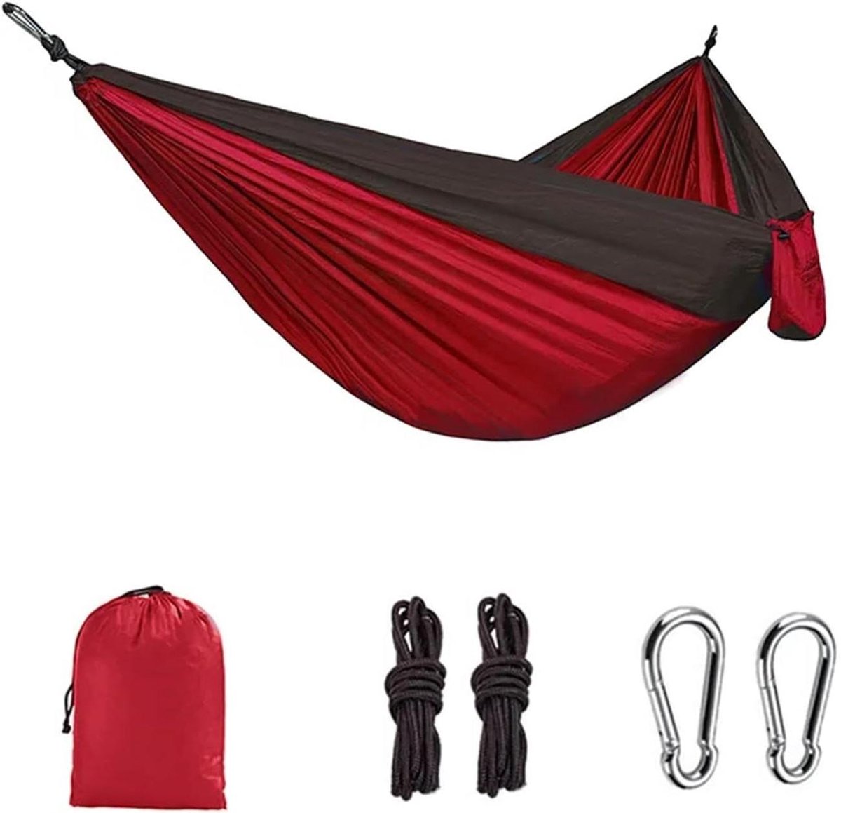 Camping Hangmat - Dubbele Hangmat - Ontspannen Buiten - Verdikt en Verbreed - 270x140 cm - Blauw
