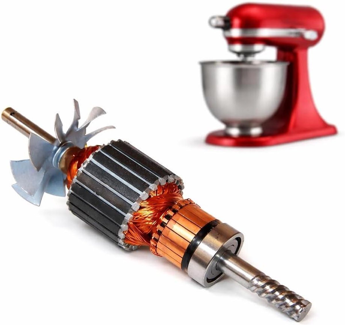 Mixer Armatuur - Motor Onderdeel - Keukenmachine Reparatie - Hoge Kwaliteit Aluminium - 600 g - Zilver