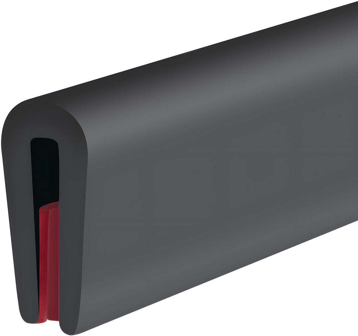 Dailygoody - Silicone U-channel edge protection - Zelfklevende randbescherming - Transparant - Metaalrandbescherming - Bescherming voor meubels - Hoog