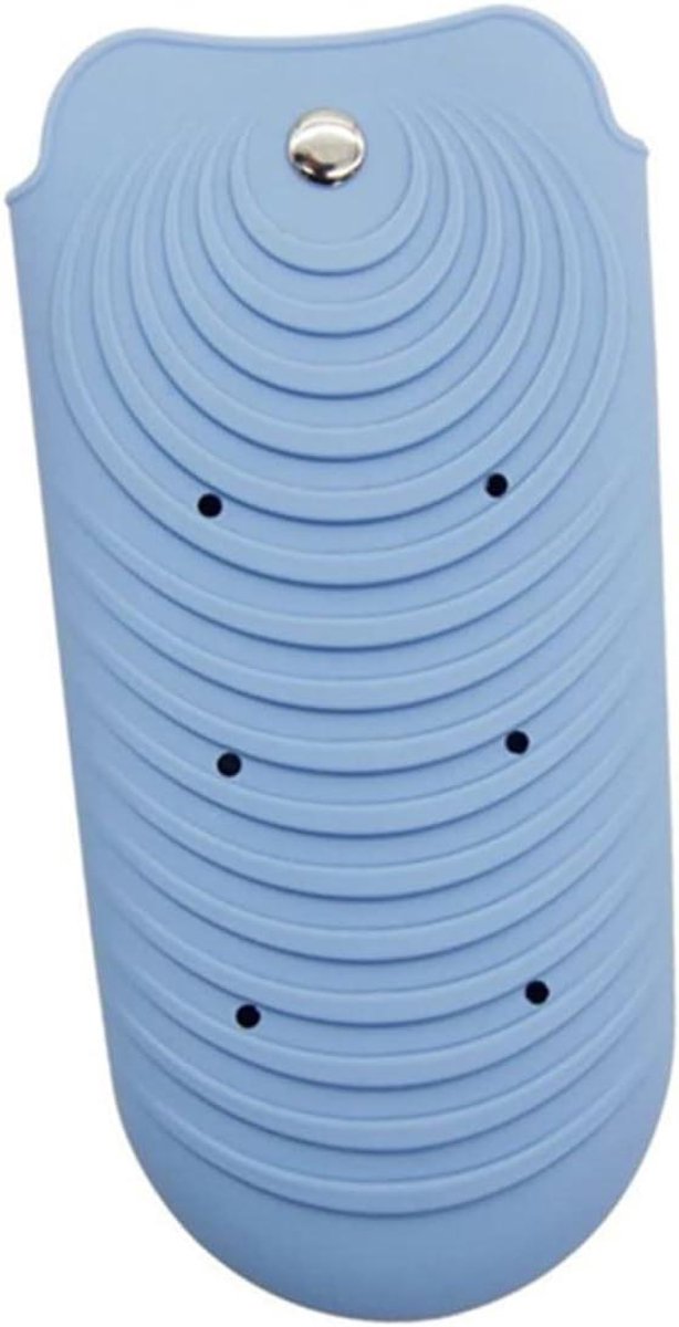 Krultang Etui - Hittebestendige Tas - Haartool Opbergen - Flexibel en Draagbaar - 20.5 x 10 x 10 cm - Blauw