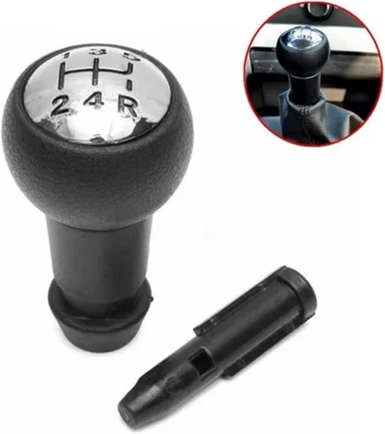 Versnellingspookknop Auto - Pookknop Handmatig - Rijervaring Verbeteren - Slijtvast ABS Materiaal - 1.8cm Gatdiameter - Zwart — afbeelding 2