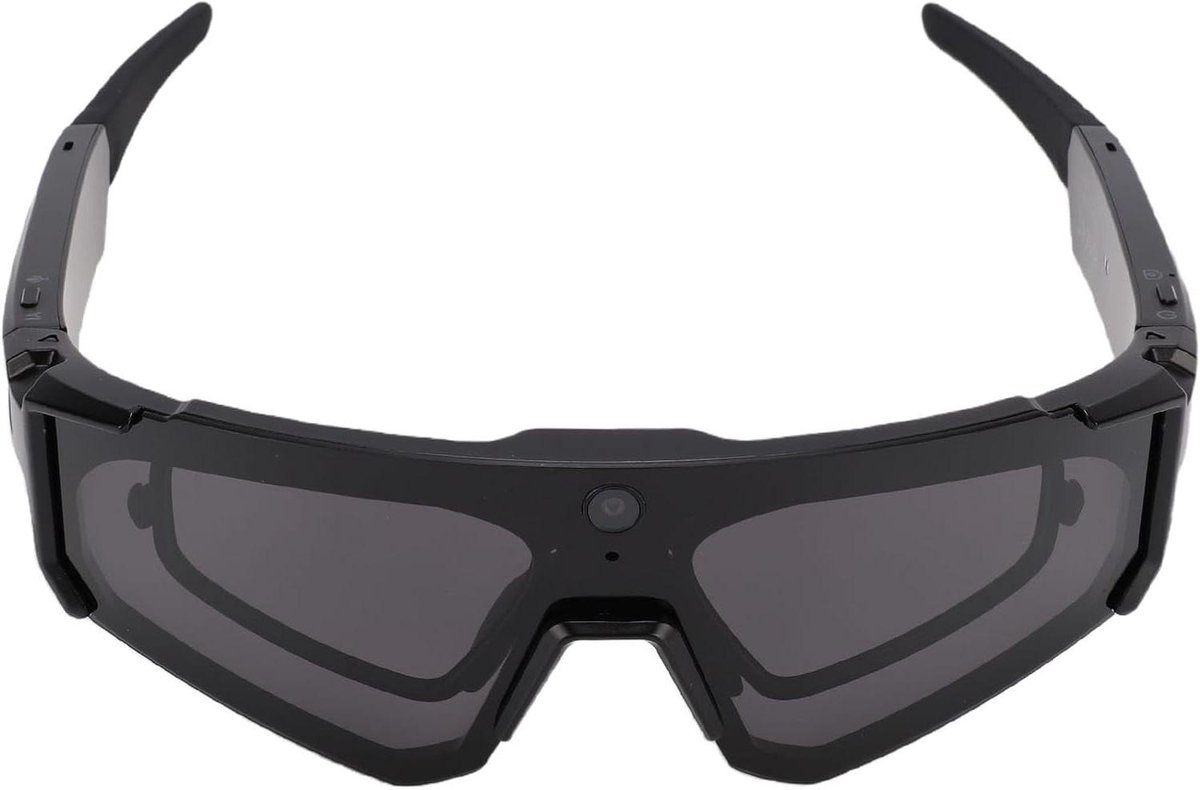 Slimme Bril - Camera Bril - Outdoor Activiteiten - AI Herkenning - 4K Video - Zwart