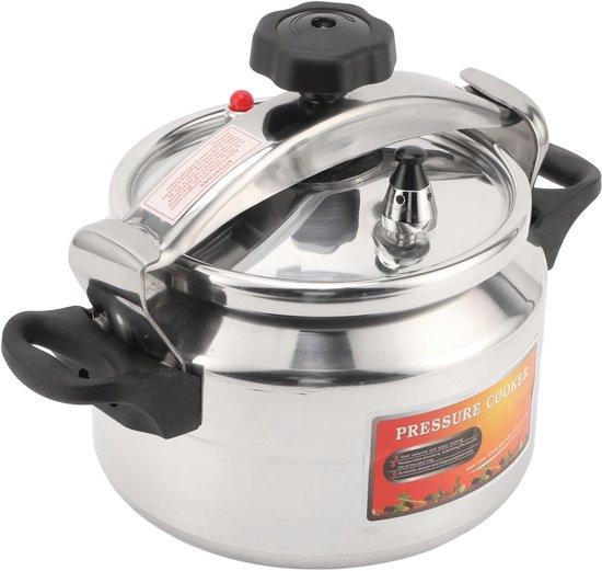 Annadue Pressure Canner 4L, Aluminiumlegering Snelkookpan, Gemakkelijk Te Openen en Te Sluiten, Explosieveilig, Compatibel met Gasfornuizen en Inductiekookplaten — afbeelding 4