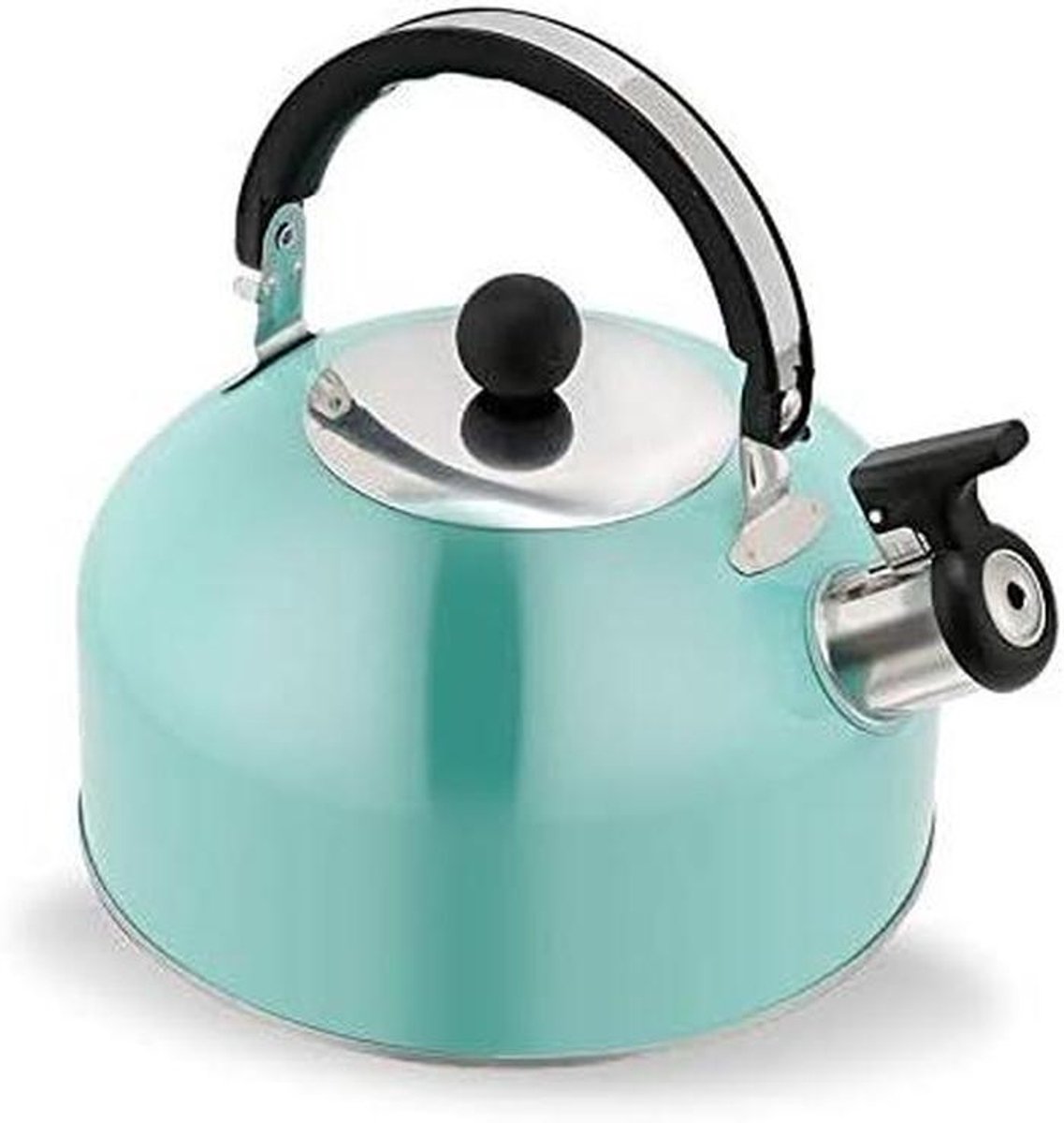 Huishoudelijke Waterkoker - Fluitketel Rvs - Water Koken - Universeel Geschikt - Grote Capaciteit - Rood