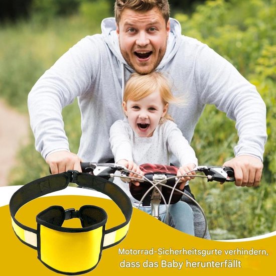 Verstelbare motorveiligheidsgordels, kindermotorkabelboom, multifunctionele kinderveiligheidsriemen, scooterpassagiersaccessoires, kinderen buiten voor het pendelen van reizen van Merkloos — afbeelding 4
