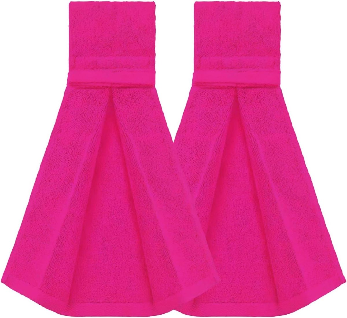 Voetbalhanddoeken Set - Sportdoeken Absorberend - Tijdens Sporten - Sneldrogend Polyester - 10 x 45 cm - Rose Rood