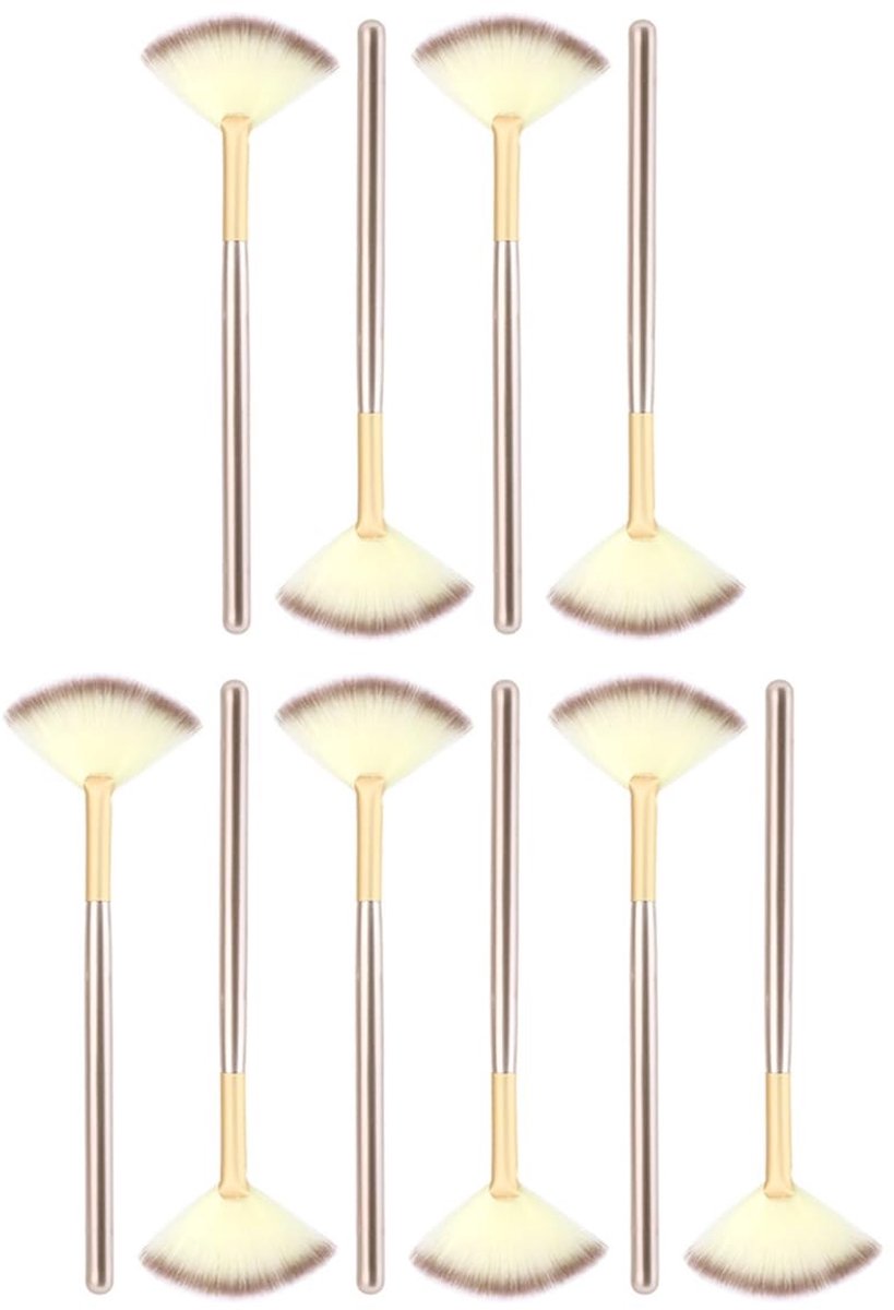 SPHProducts - Make-up Brush Set - 10-delige set van zachte applicatieborstels - Perfect voor gezichtsverzorging - Geschikt voor cosmetica - Voor een vl...
