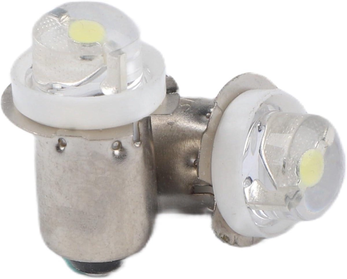 LED Vervangingslampen - Zaklamp Lantaarn - Verlichting Repareren - Helder Wit Licht - Set Van Twee - Zilver