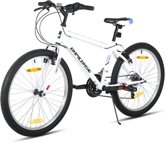 HILAND Mountainbike 24 Inch - MTB voor Heren en Dames - 21 Versnellingen - Stalen Frame - V-brakes van Hiland — afbeelding 2