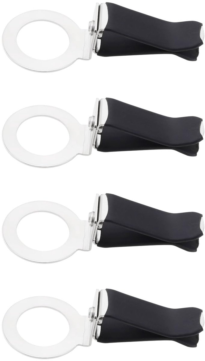 aladdien - Auto Luchtverfrisser Clip - Metalen Autoparfum Clip - Zwart - 360° Vent Clip - Geschikt voor Auto - Zwart