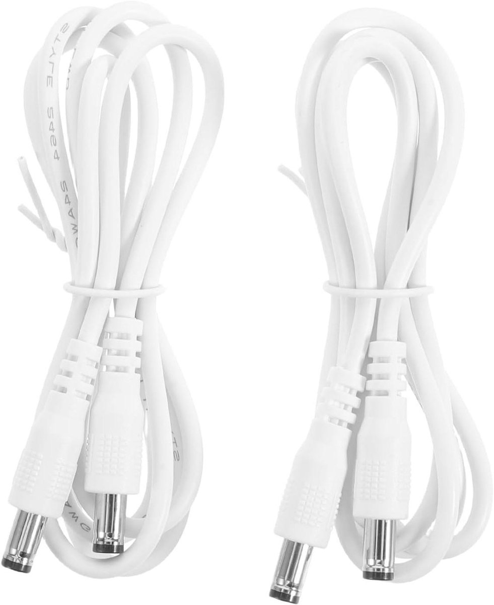 Nagelfrees Handstuk Kabel - Vervangingssnoer Stroomkabel - Manicure Pedicure - Metalen Kern - 1 Meter - Wit