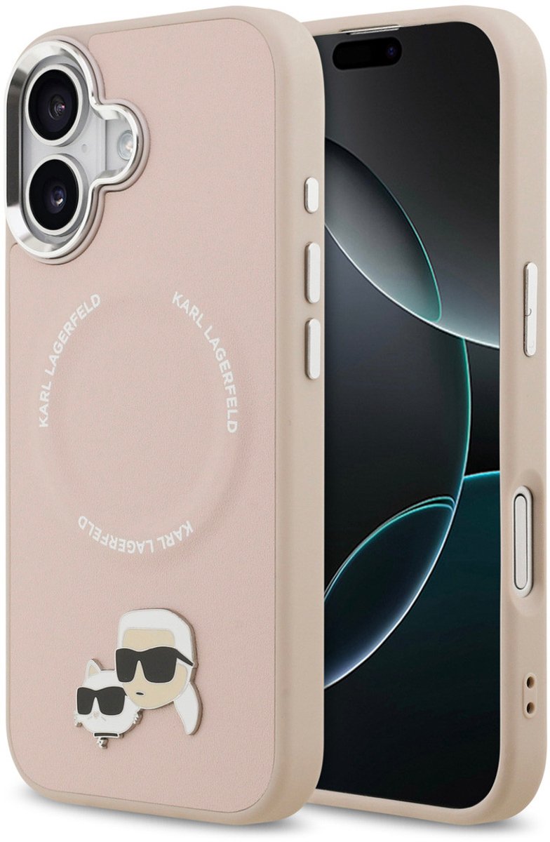 Karl lagerfeld telefoonhoesje voor iPhone 17 - MagSafe geschikt - Pink