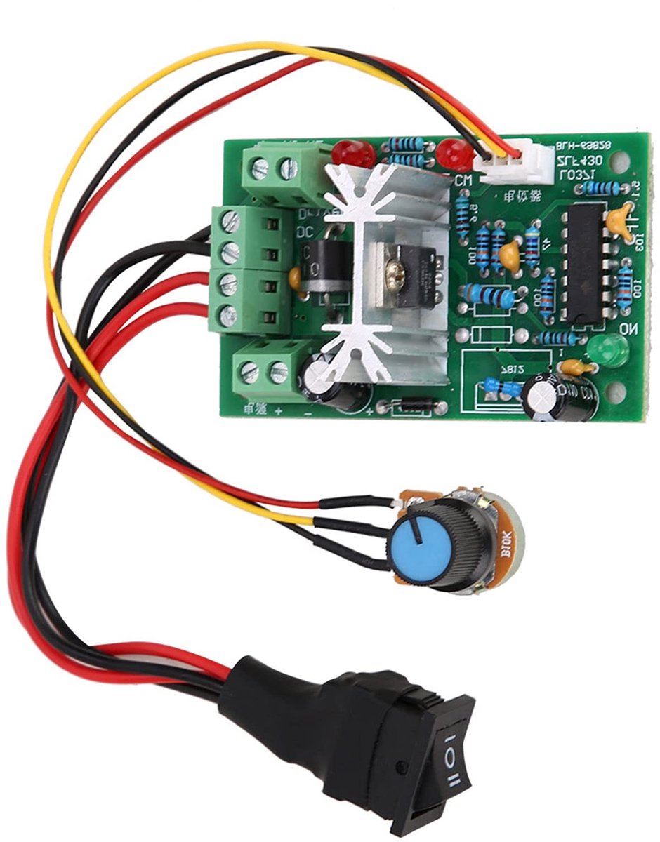 ONF3 Snelheidsregelaar - Verstelbare Snelheidsregeling - Compact - Voor DC Borstelmotoren - Ideaal voor DIY-projecten - Tot 150W