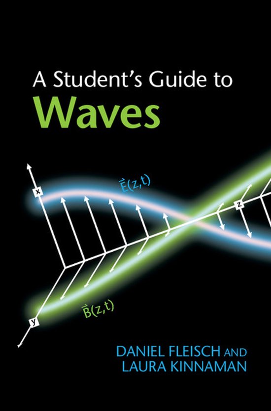 Couverture de livre "A Student's Guide to Waves". Vagues avec champs électriques et magnétiques.