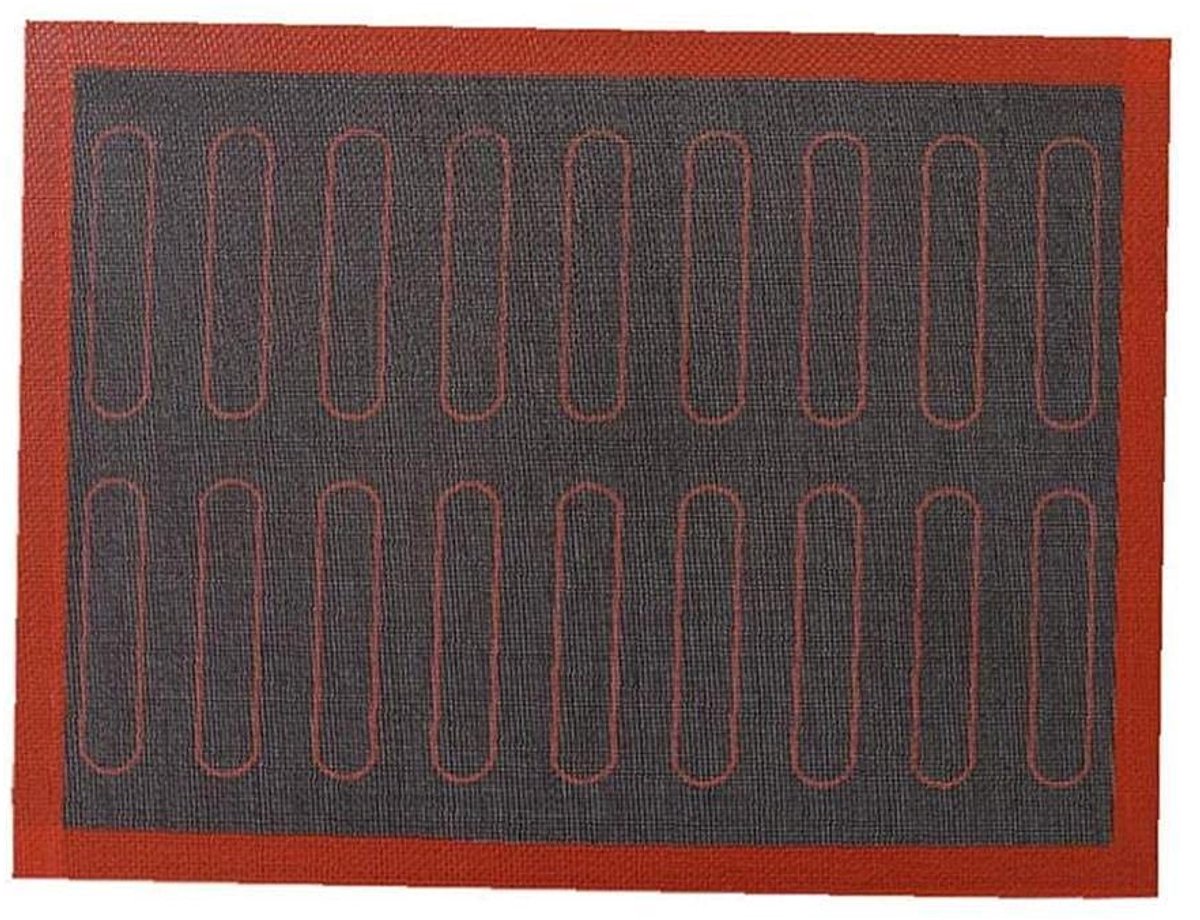 aladdien - Oven Mat - Siliconen Bakmat - Herbruikbaar en Vaatwasserbestendig - Zwart - Niet Stick Bakmat - Geschikt voor Brood en Koekjes