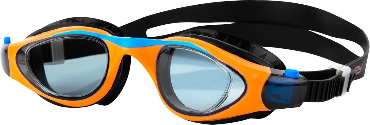 Spokey TAXO Zwembril - Zwart/Oranje - Junior - Anti-Fog - UV-filter