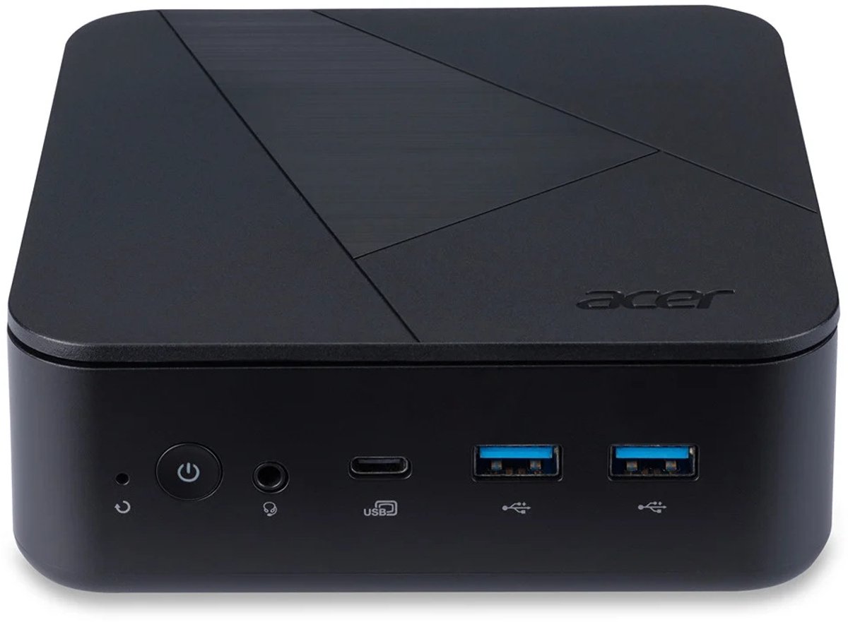 Acer Veriton N N1502G-12N0U Intel® N N100 DDR4-SDRAM SSD Mini PC Zwart