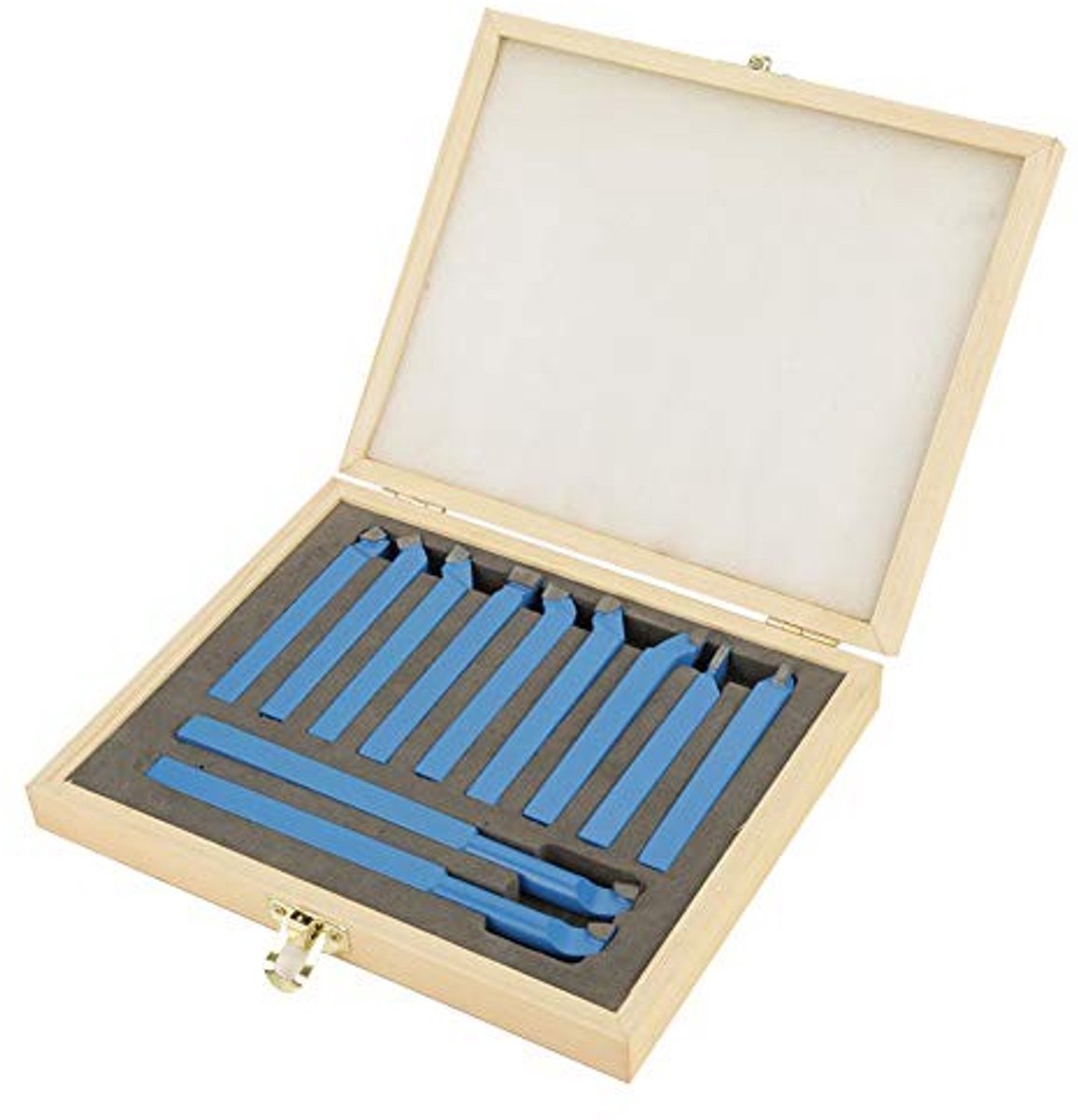 aladdien - HSS Carbid Draai Gereedschap Set - 11-delige Set voor Metaalbewerking - Perfect voor Precisiewerk - Geschikt voor Metalen - Hoogwaardige ...