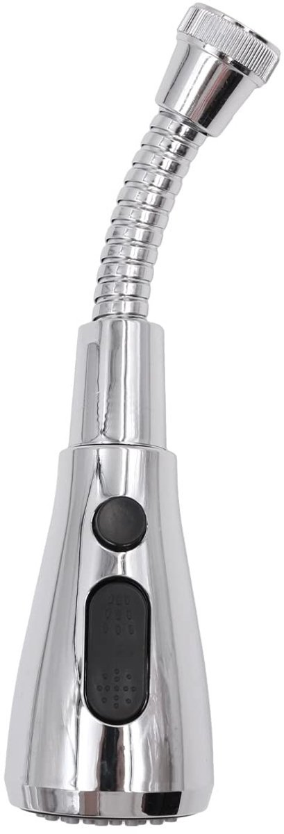 aladdien - Keuken Tap Spray Head - 360 ° Draaibaar - Handige vervanging - Roestvrij staal