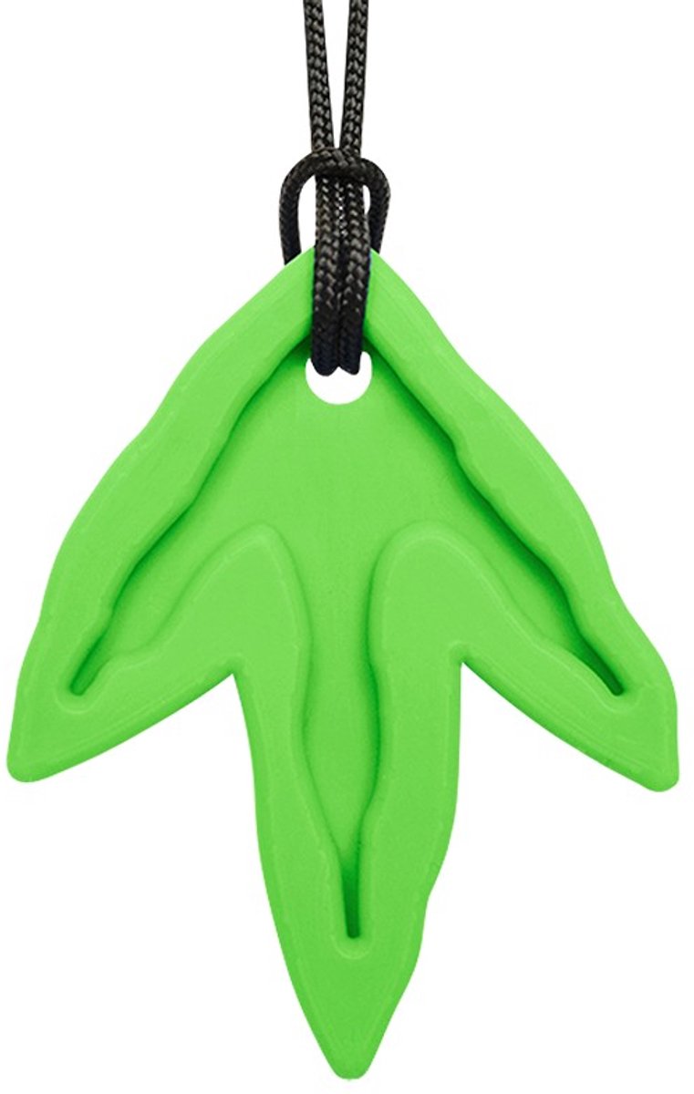 ARK Therapeutic kauwsieraad dino sporen lime groen XT medium sensorisch.