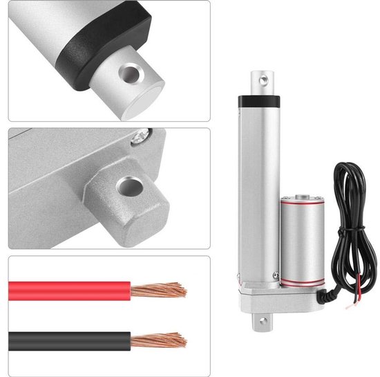 DC 24V Lineaire Actuator met 150mm Slag en 750N Kracht voor Industriële Toepassingen, Elektrische Stangactuator — afbeelding 3