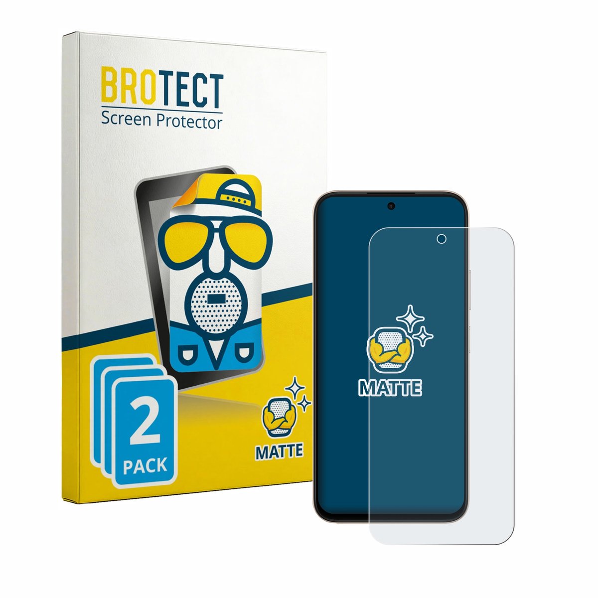 BROTECT - Screenprotector voor Oppo A6 - Folie Beschermfolie matte 2 Stuks