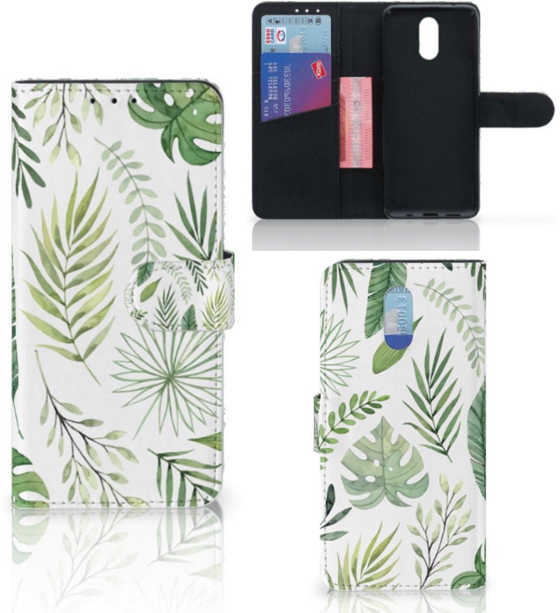 Nokia 2.3 Hoesje Leaves