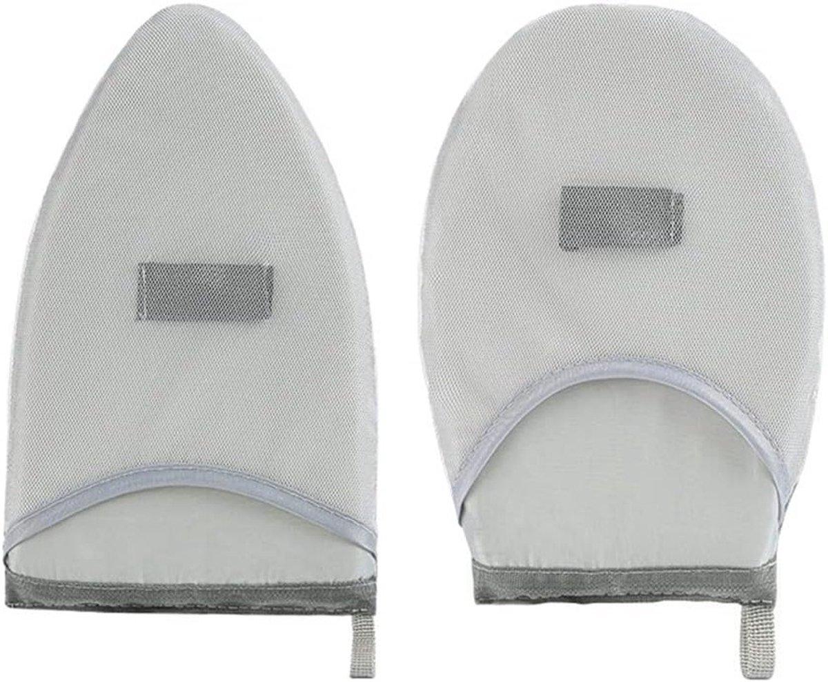 Hittebestendige beschermende handschoenen voor stoomstrijkijzers en reisstomers met vingers (2 stuks)