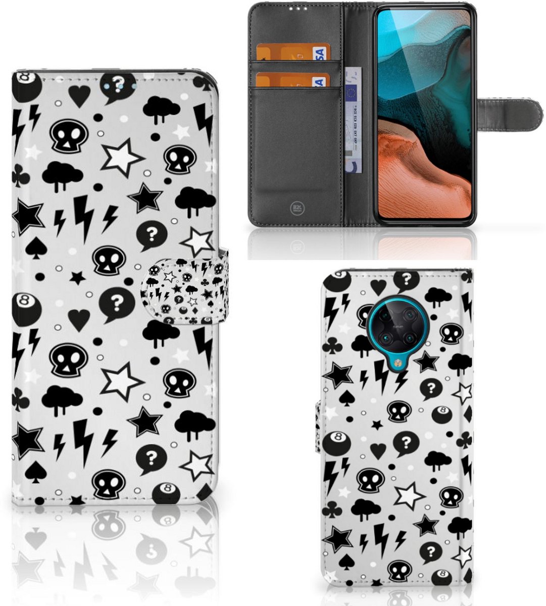 Telefoonhoesje met Naam Xiaomi Poco F2 Pro Silver Punk