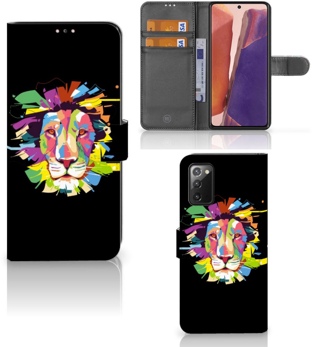 Samsung Galaxy Note 20 Leuk Hoesje Lion Color