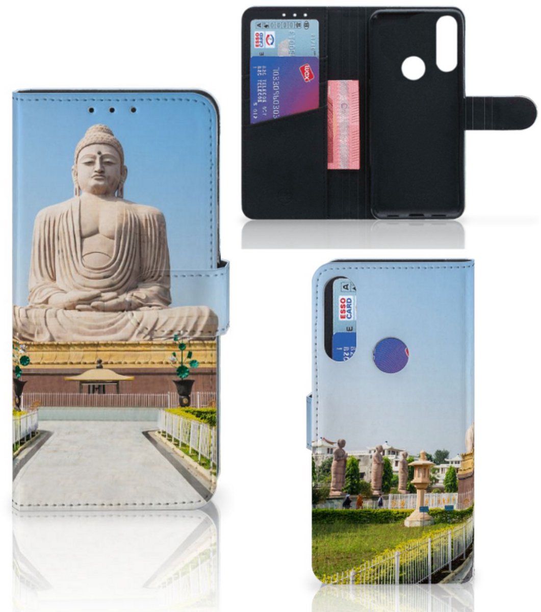 Boekhoesje voor Alcatel 1S 2020 Flip Cover Boeddha