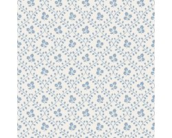 Boråstapeter Vliesbehang 5822 - Nordic Folks - Bloemen Blauw - 53cm x 10.05m