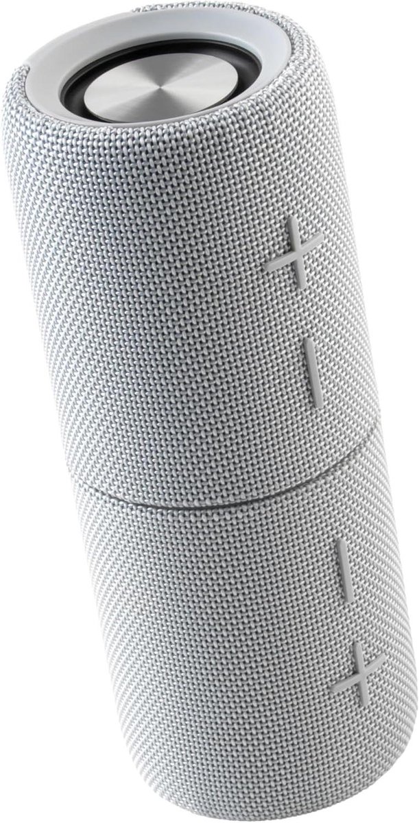 Duo Speaker - Draagbare Speaker - Muziek Streamen - Magnetisch Koppelen - 10W Vermogen - Grijs