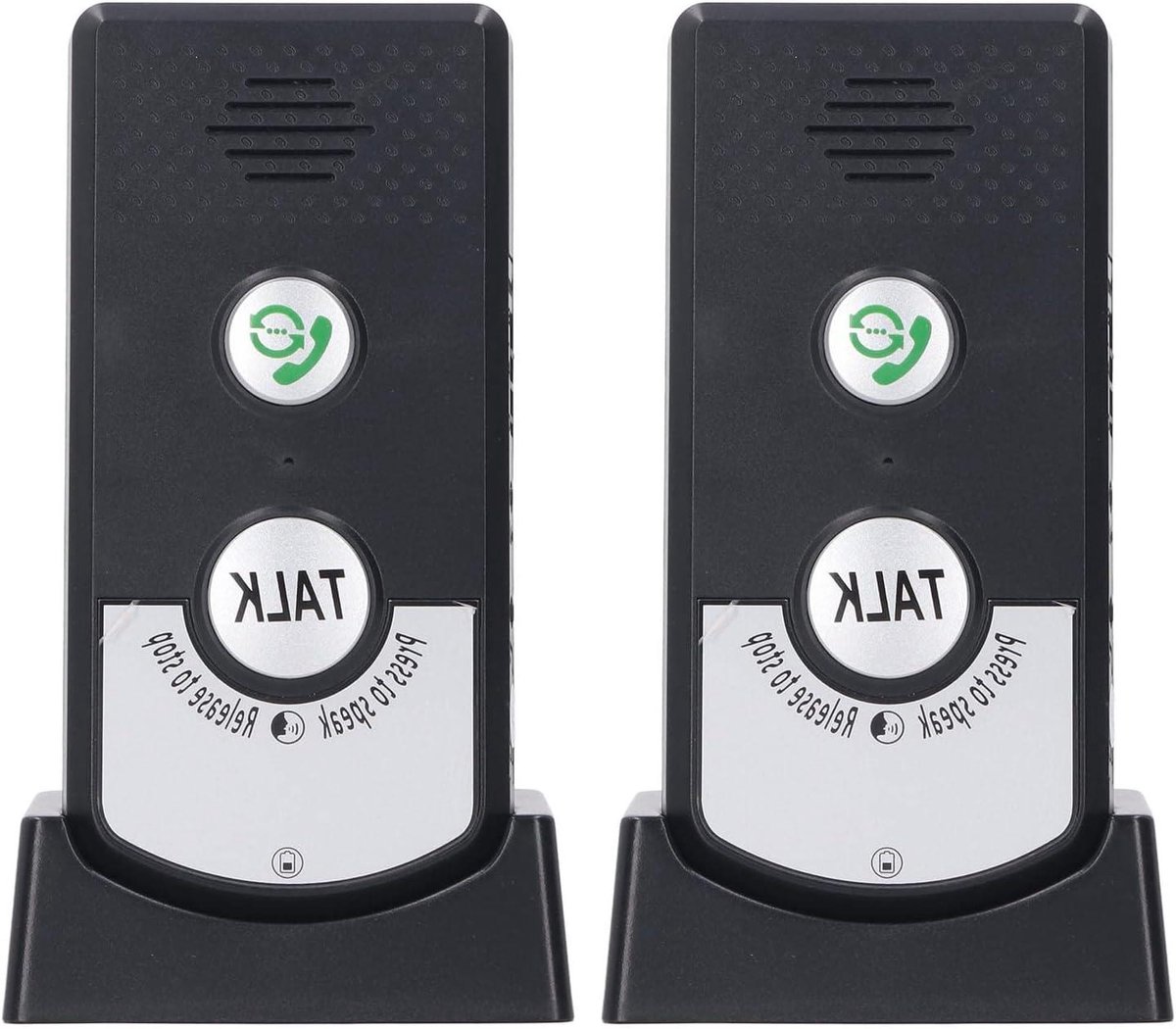 Intercom Systeem - Huis Communicatie - Communicatie Thuis - Groot Bereik 1000m - 2 Delig - Wit