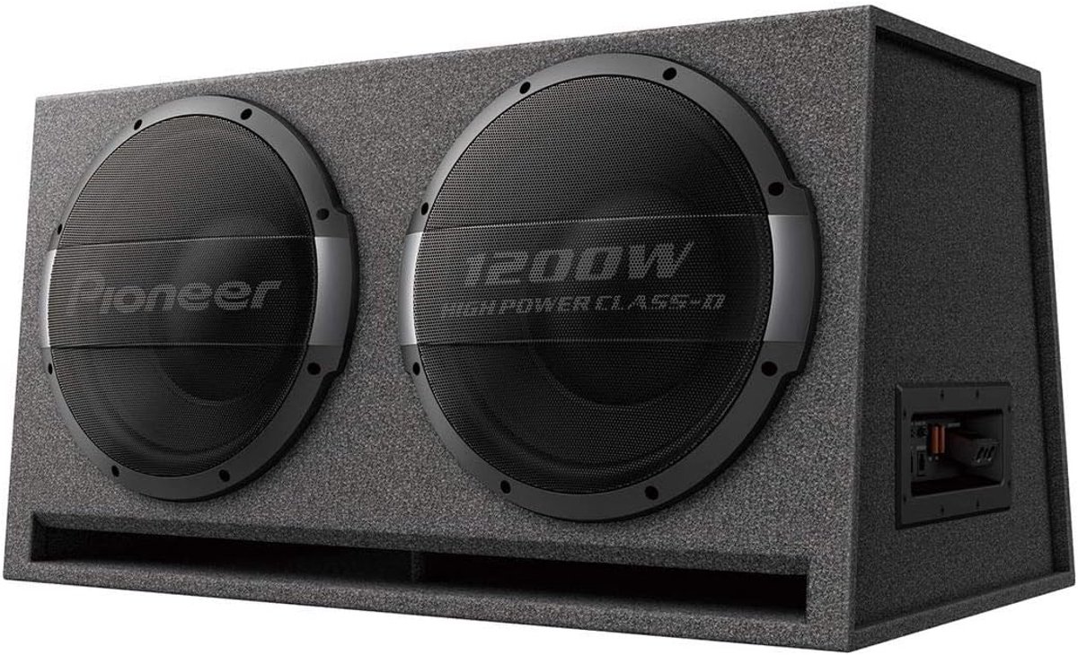 Actieve Subwoofer - Auto subwoofer - Krachtige Bas - Ingebouwde Versterker - 30 cm - Zwart/Grijs – foto 3