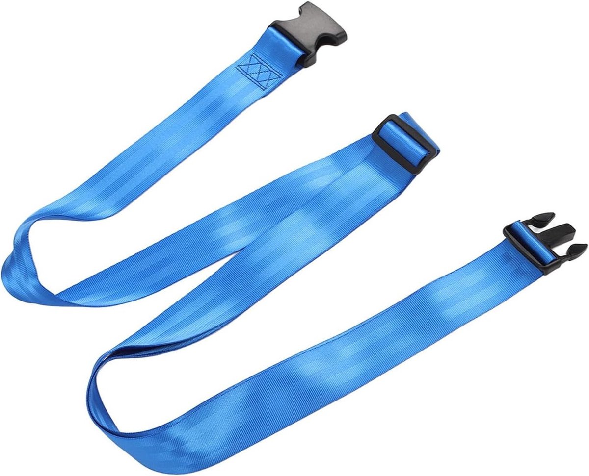 Mobilisatieband voor Extremiteiten, Fysiotherapie, Revalidatie en Mobiliteit, Verstelbare Stretchband voor Handmatige Therapie en Oefeningen (Blauw)
